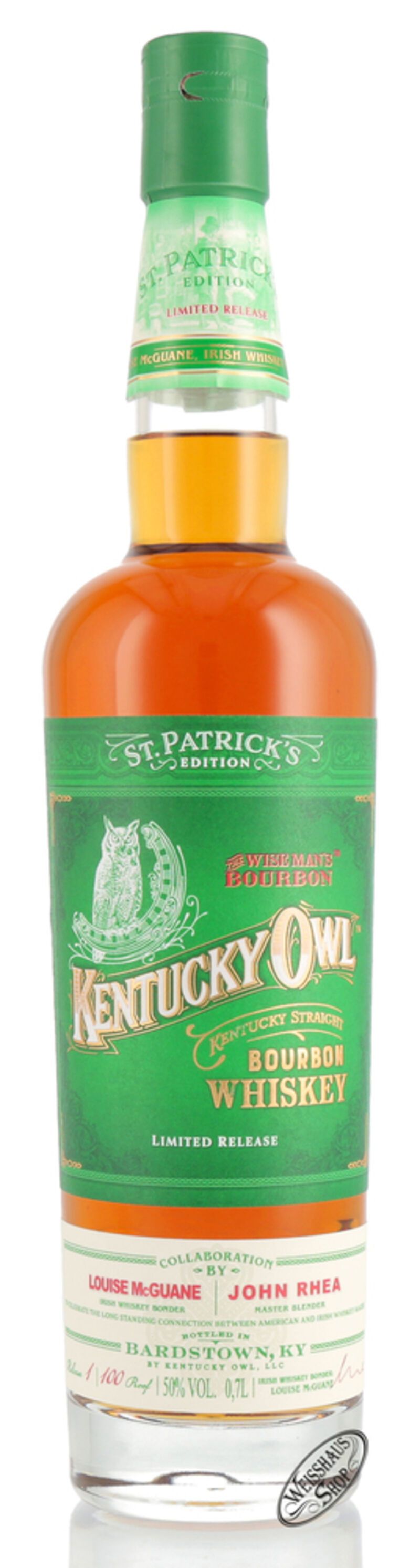 Kentucky Owl St. Patrick's Limited Edition Whiskey 50% vol. 0,70l