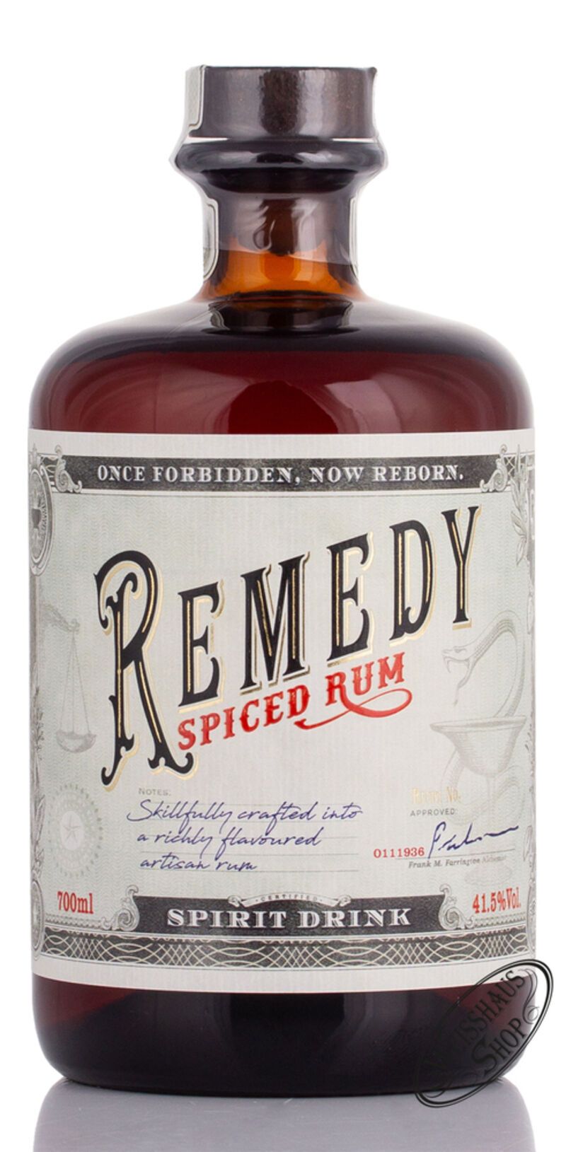 Remedy Spiced Rum 41,5% vol. 0,70l