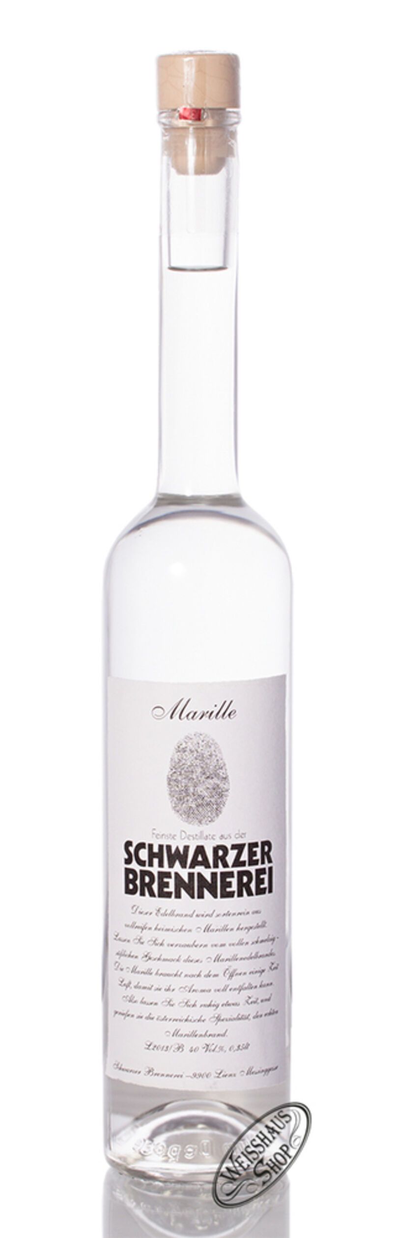 Schwarzer Marillen Edelbrand 40% vol. 0,50l