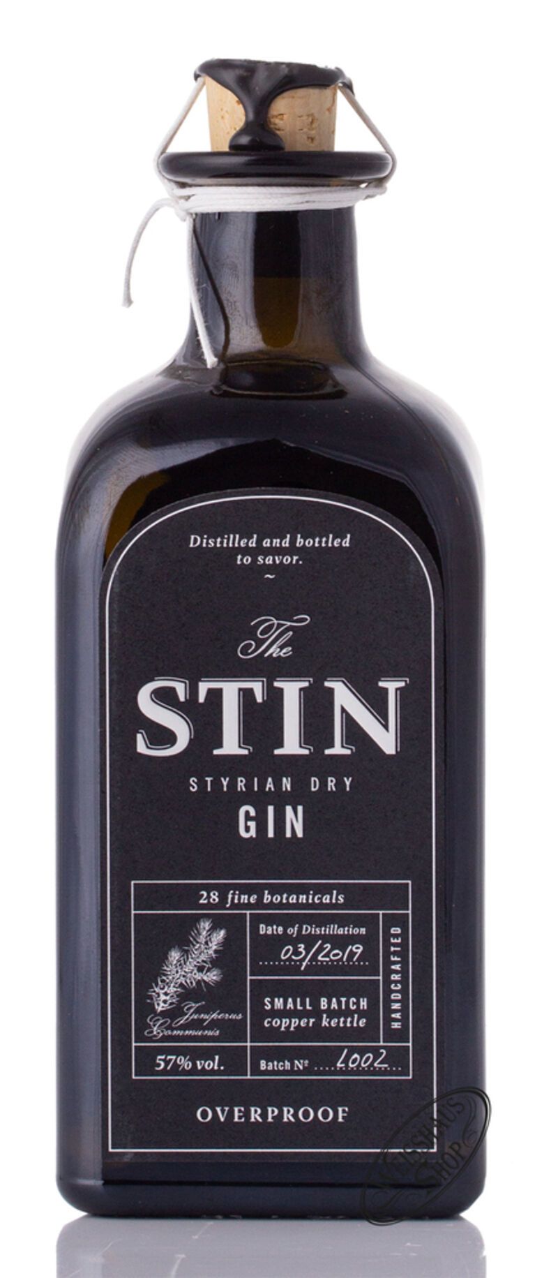 The STIN Styrian Overproof Gin 57% vol. 0,50l