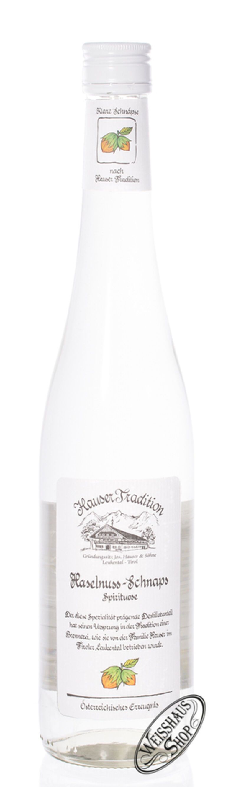 Hauser Haselnuss Schnaps 35% vol. 0,70l