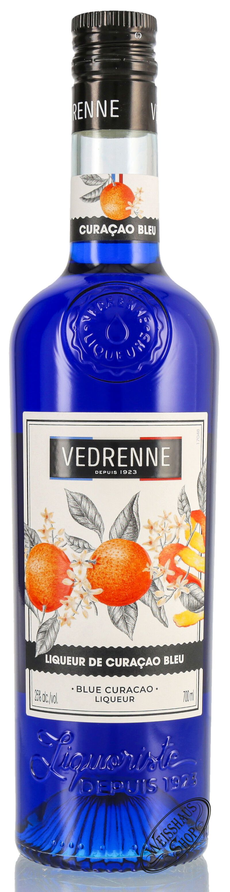 Vedrenne Liqueur de Curacao bleu 25% vol. 0,70l Vedrenne Liqueur de Curacao bleu 25% vol. 0,70l