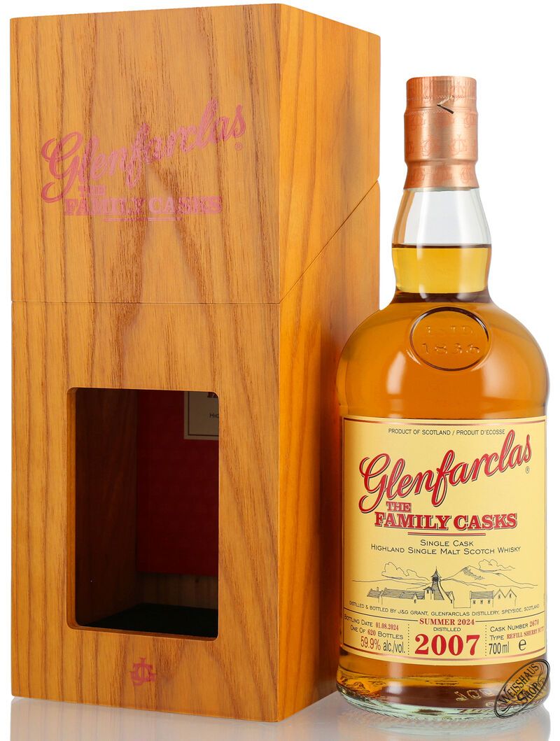 Glenfarclas Vintage 2007 Family Casks Whisky 59,9% vol. 0,70l Glenfarclas Vintage 2007 Family Casks Whisky 59,9% vol. 0,70l