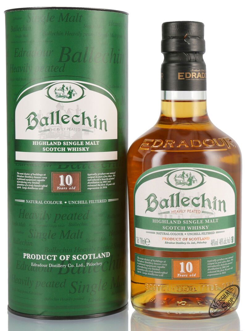 Ballechin 10 YO Highland Whisky 46% vol. 0,70l