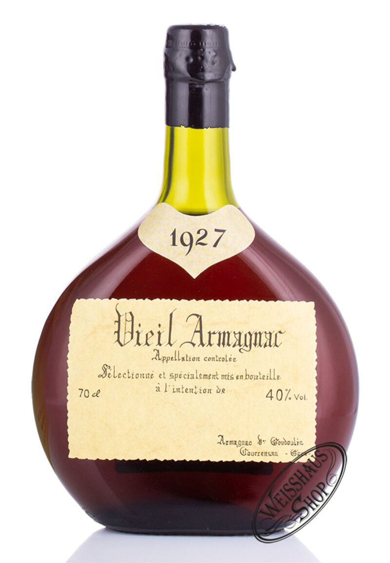 Goudoulin Vieil Vintage 1927 Armagnac 40% vol. 0,70l | Weisshaus Shop