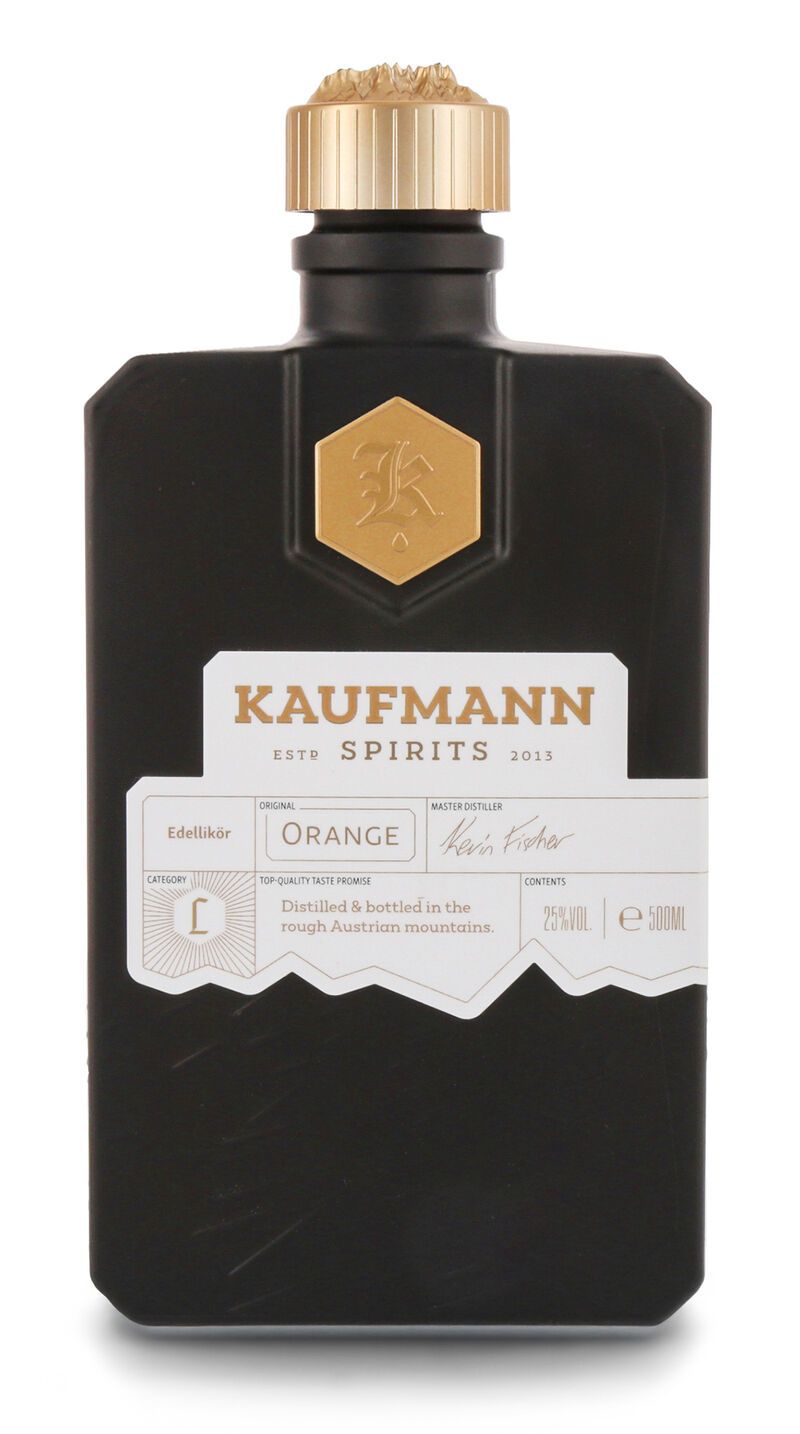 Kaufmann Spirits Orange Edellikör 25% vol. 0,50l Kaufmann Spirits Orange Edellikör 25% vol. 0,50l