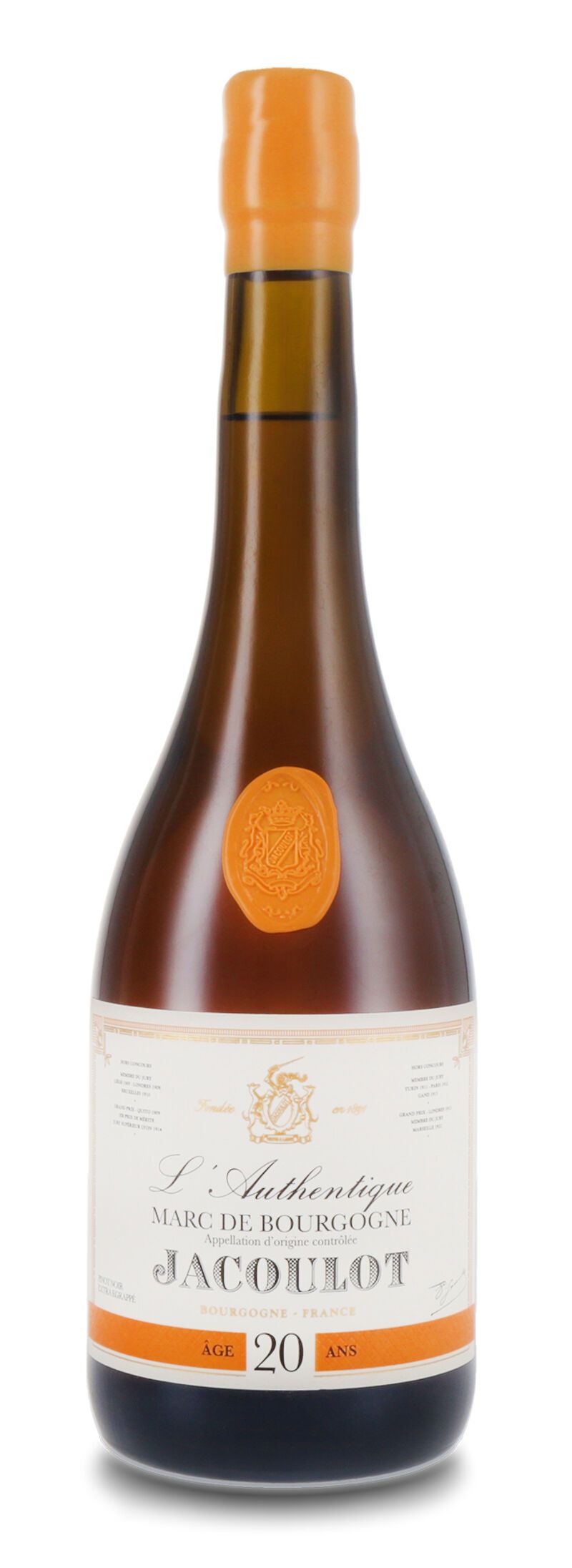 Jacoulot L'Authentique 20 YO Marc de Bourgogne 43% vol. 0,70l