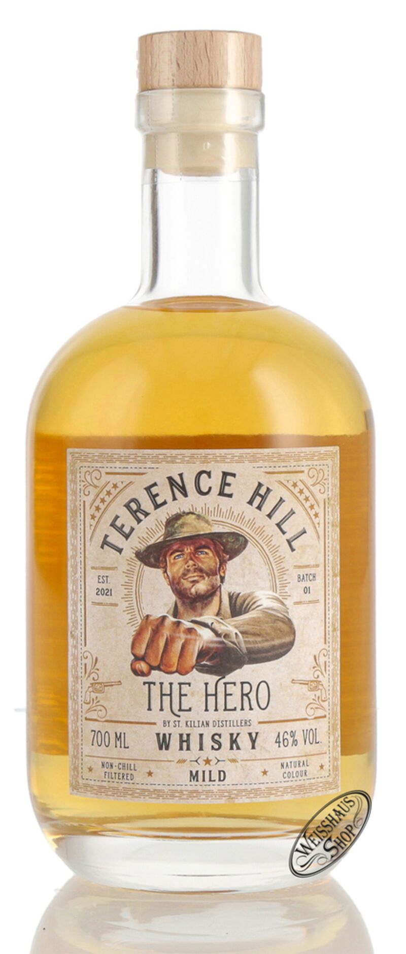 St. Kilian Terence Hill The Hero Single Malt Whisky 46% vol. 0,70l
