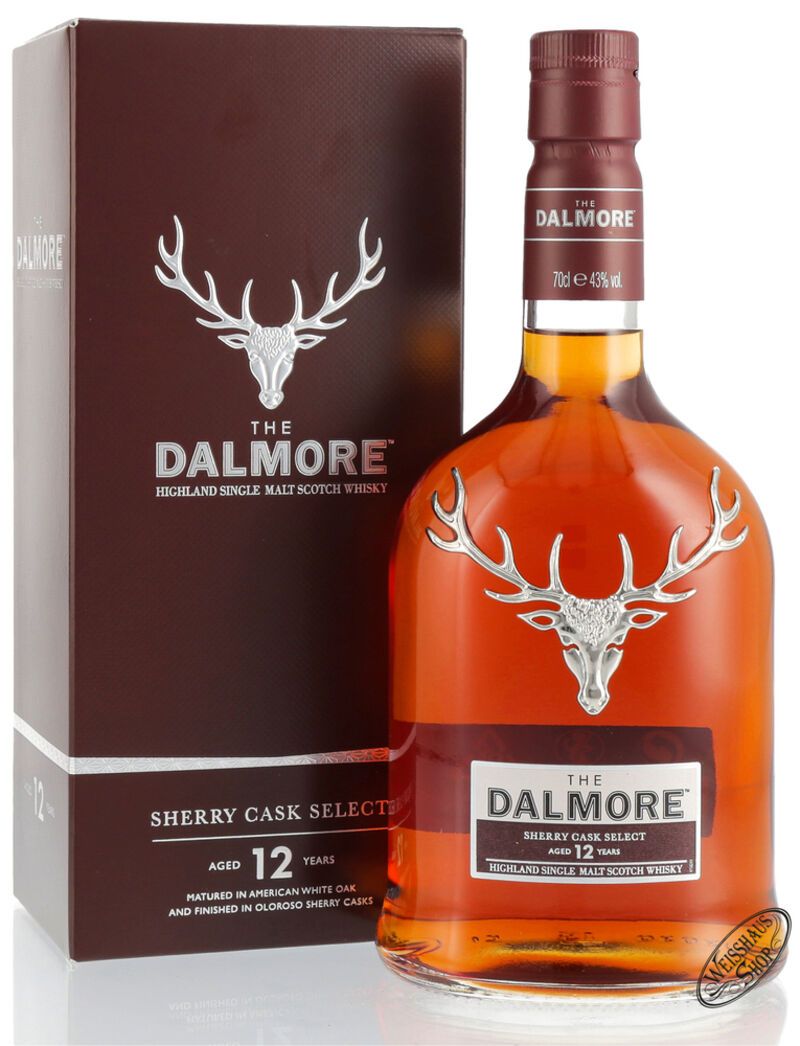 The Dalmore 12 YO Sherry Cask Whisky 43% vol. 0,70l