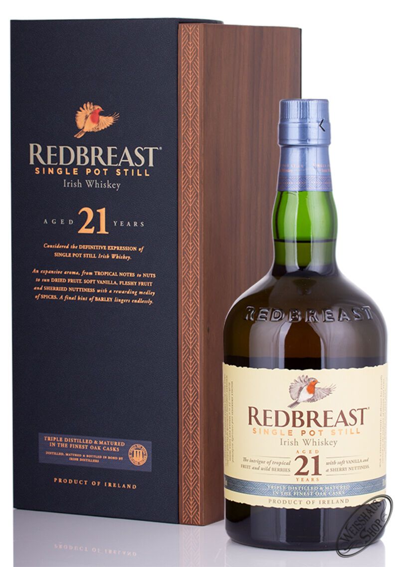 Redbreast 21 Years Old Irish Whiskey 46% vol. 0,70l