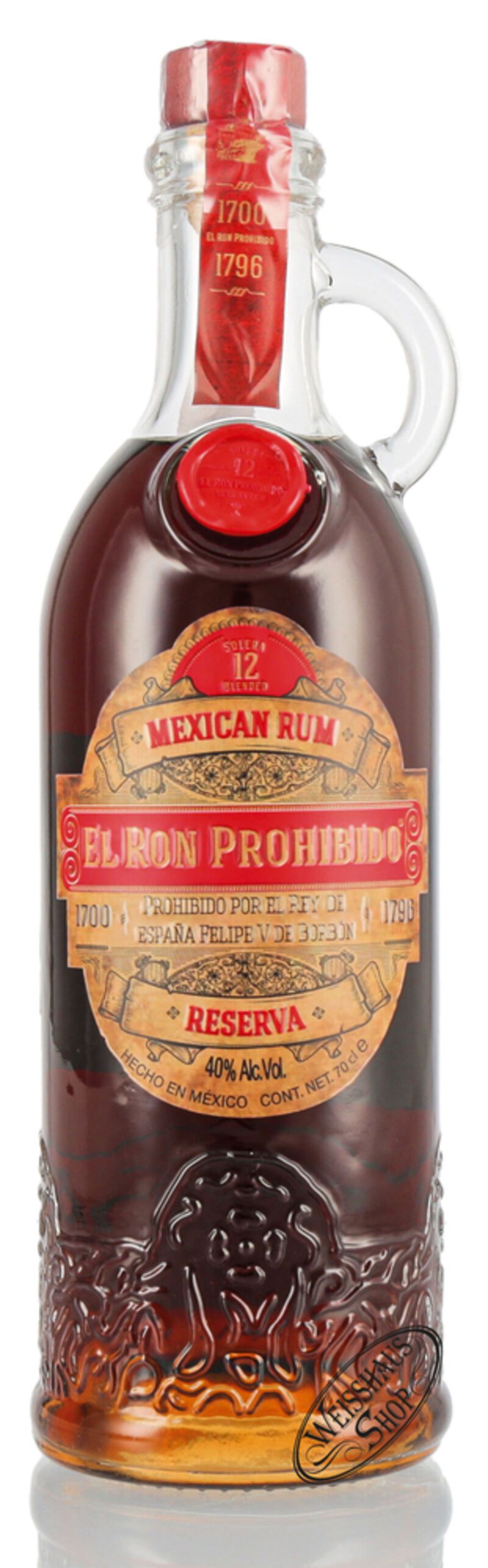 El Ron Prohibido Habanero 12 YO Rum 40% vol. 0,70l