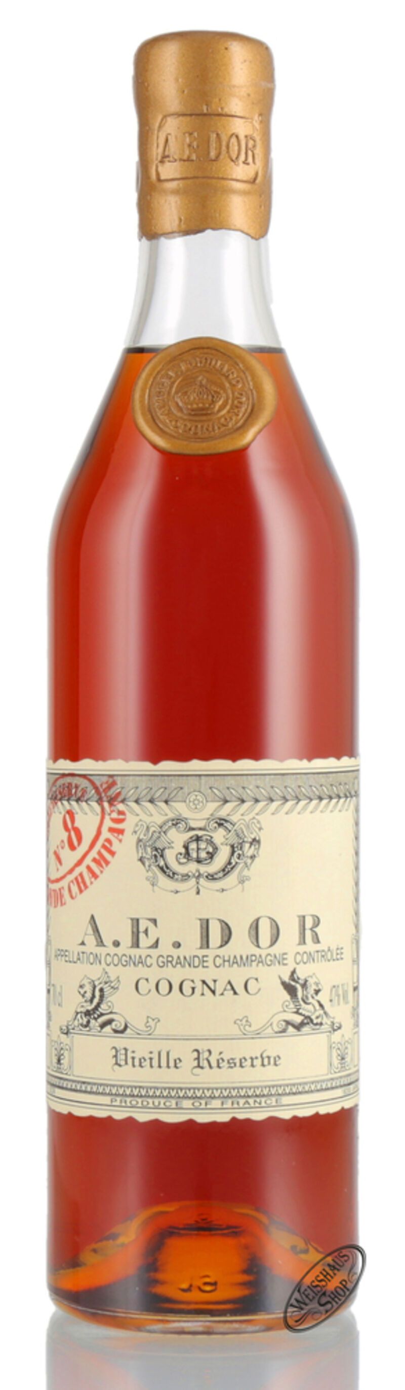 A.E. Dor Cognac Vieille Reserve No. 8 47% vol. 0,70l