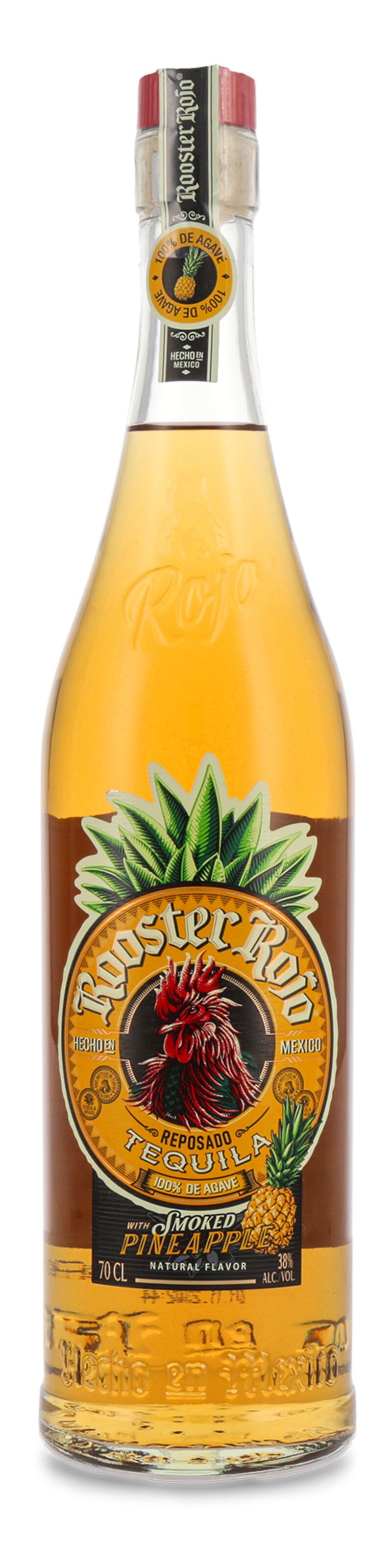 Rooster Rojo Smoked Pineapple Reposado Tequila 38% vol. 0,70l