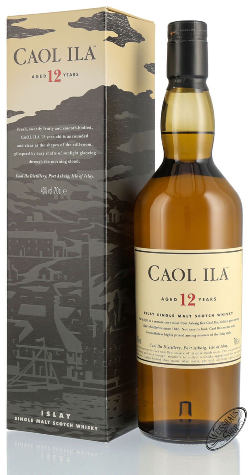 Caol Ila 12 Years Old Single Malt Whisky 43% vol. 0,70l