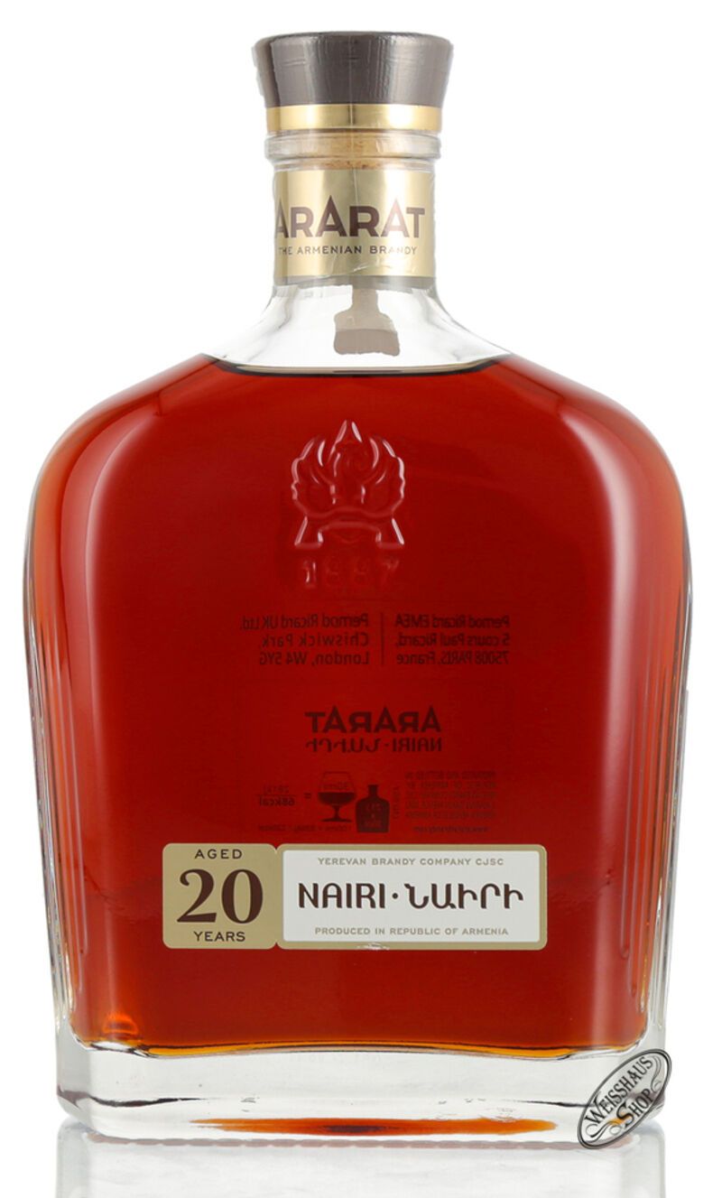 Ararat Nairi 20 YO Brandy 40% vol. 0,70l