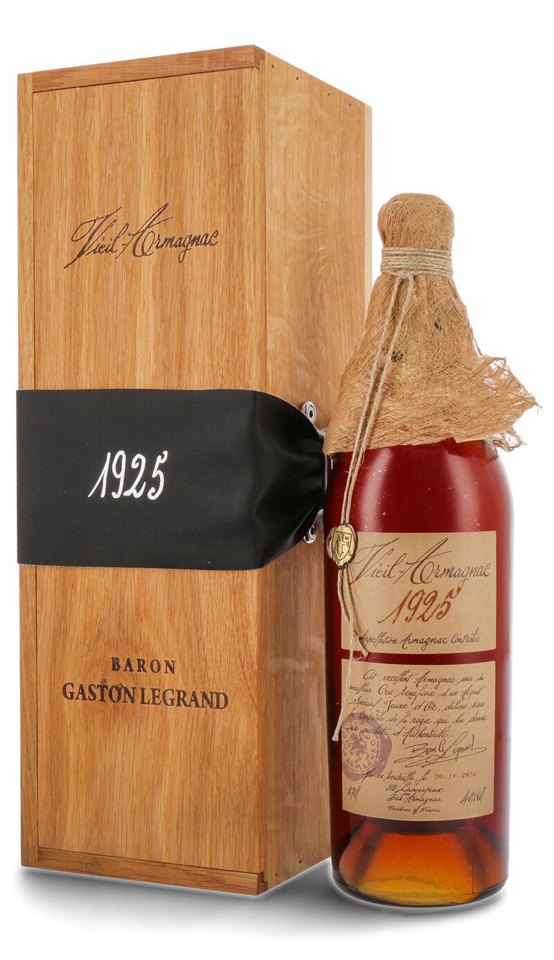 Lhéraud Baron Gaston Legrand 1925 Vieil Armagnac 40% vol. 0,70l