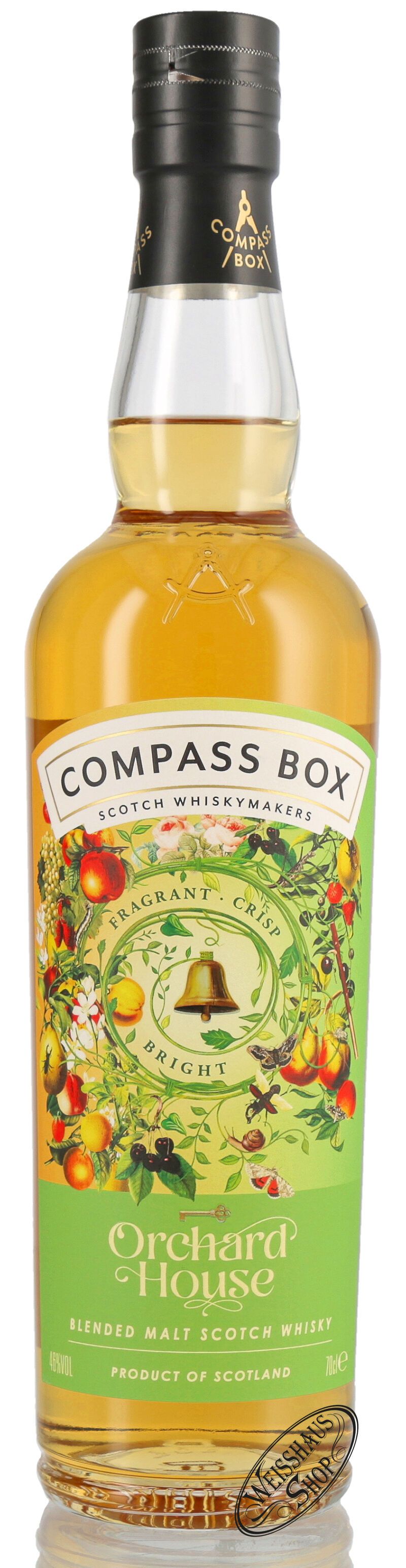 Compass Box Orchard House Blended Whisky 46% vol. 0,70l Compass Box Orchard House Blended Whisky 46% vol. 0,70l