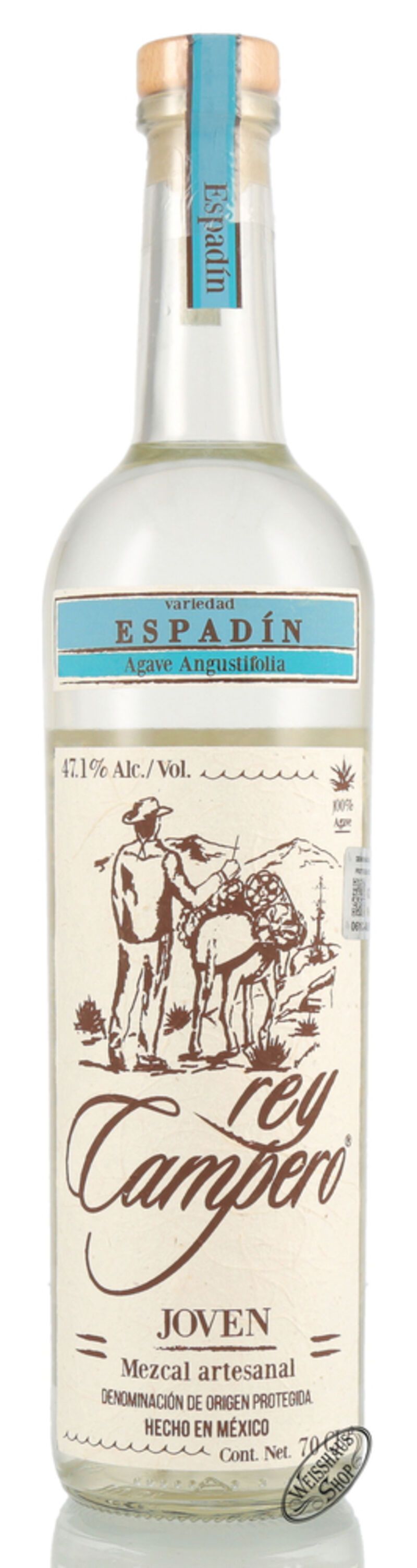 Rey Campero Mezcal Espadin 47,1% vol. 0,70l