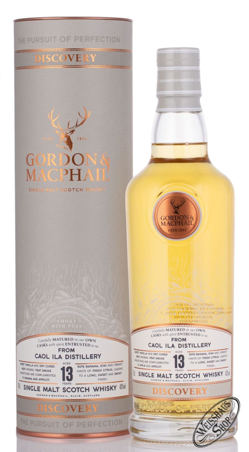 Caol Ila 13 YO G&M Discovery Whisky 43% vol. 0,70l