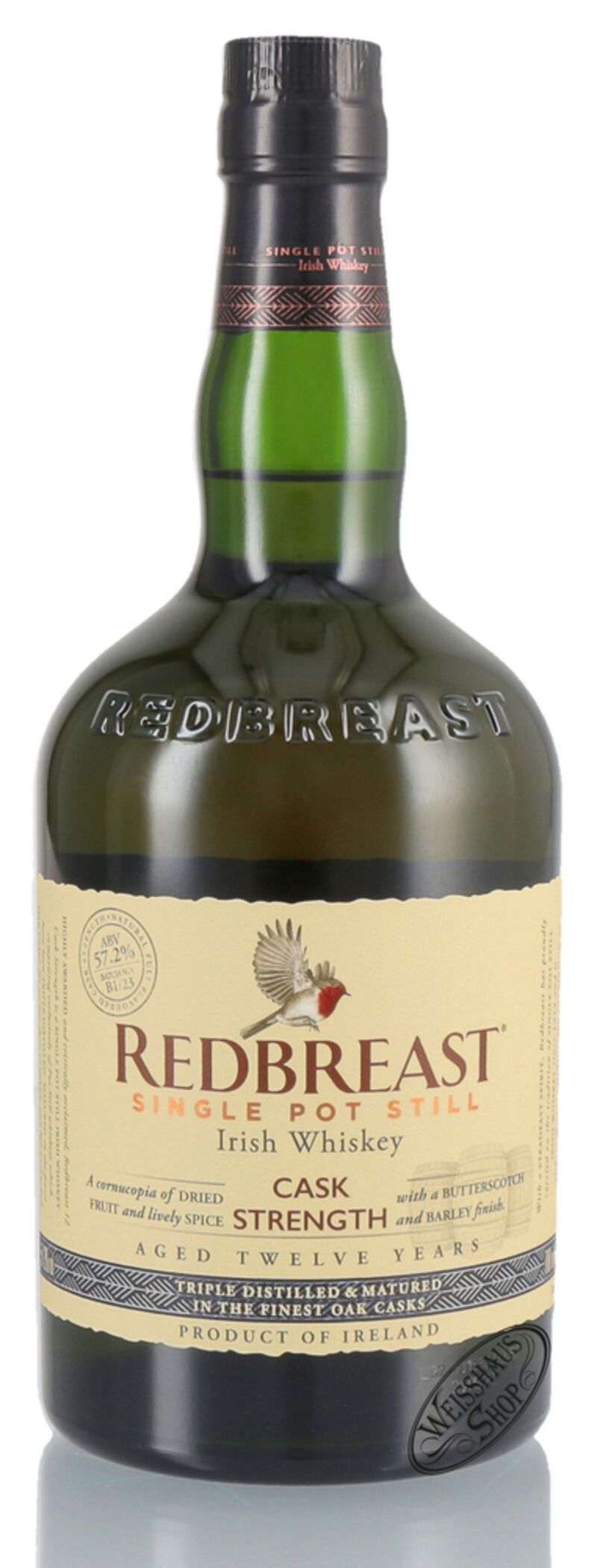 Redbreast 12 YO Cask Strength Irish Whiskey 57,2% vol. 0,70l