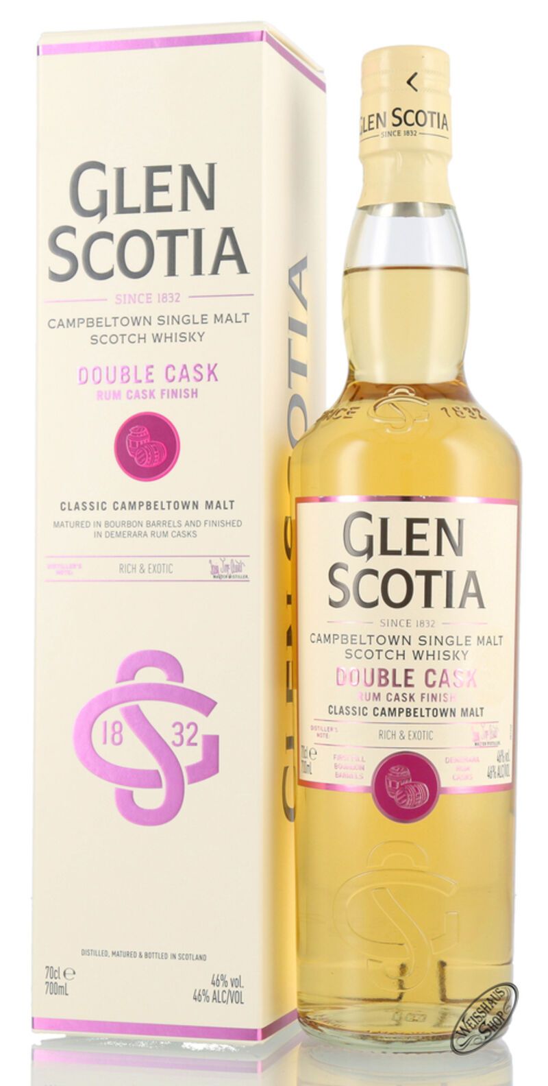 Glen Scotia Rum Double Cask Finished Single Malt Whisky 46% vol. 0,70l