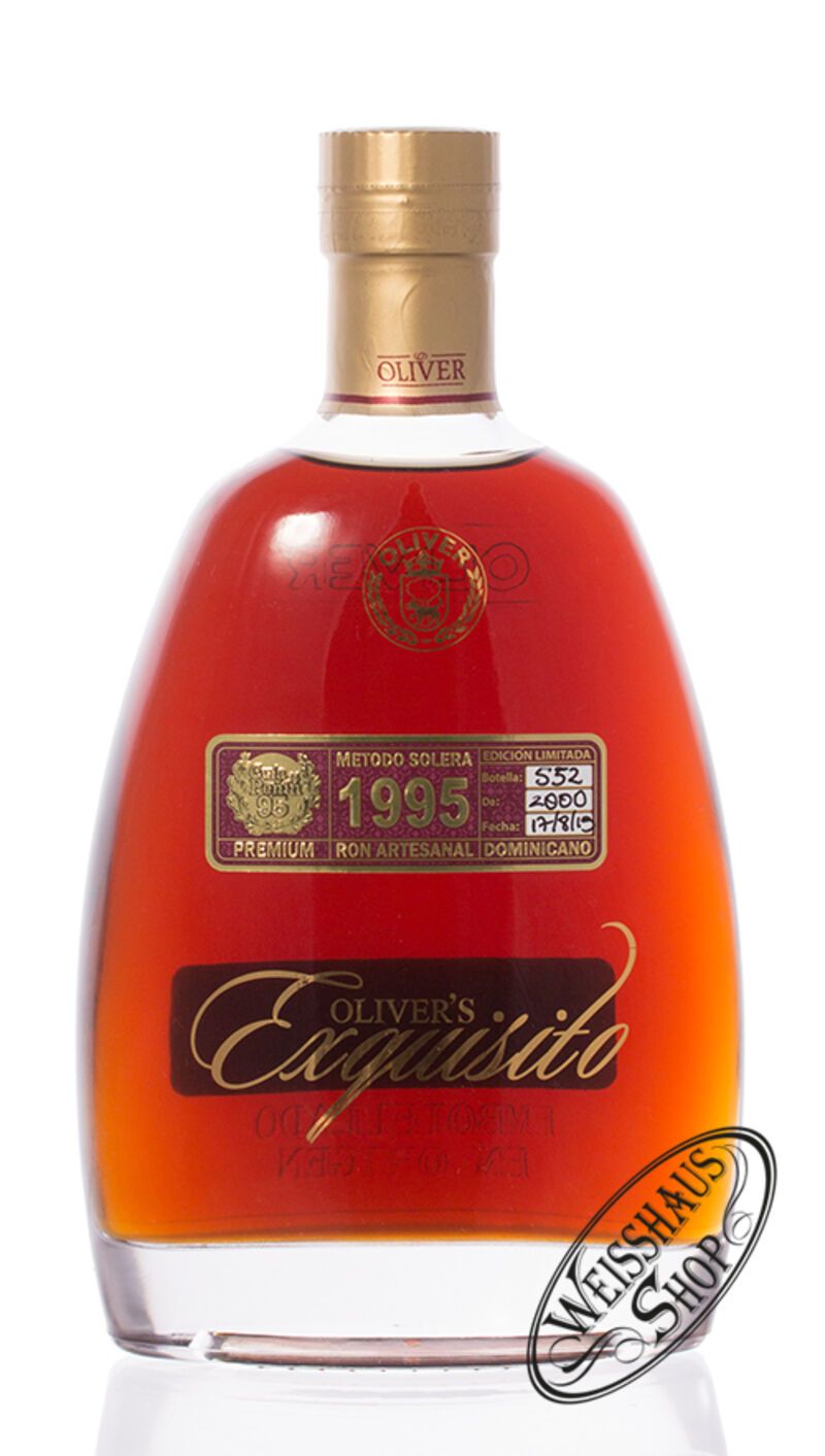 Oliver & Oliver Ron Exquisito Vintage 1995 Rum 40% vol. 0,70l