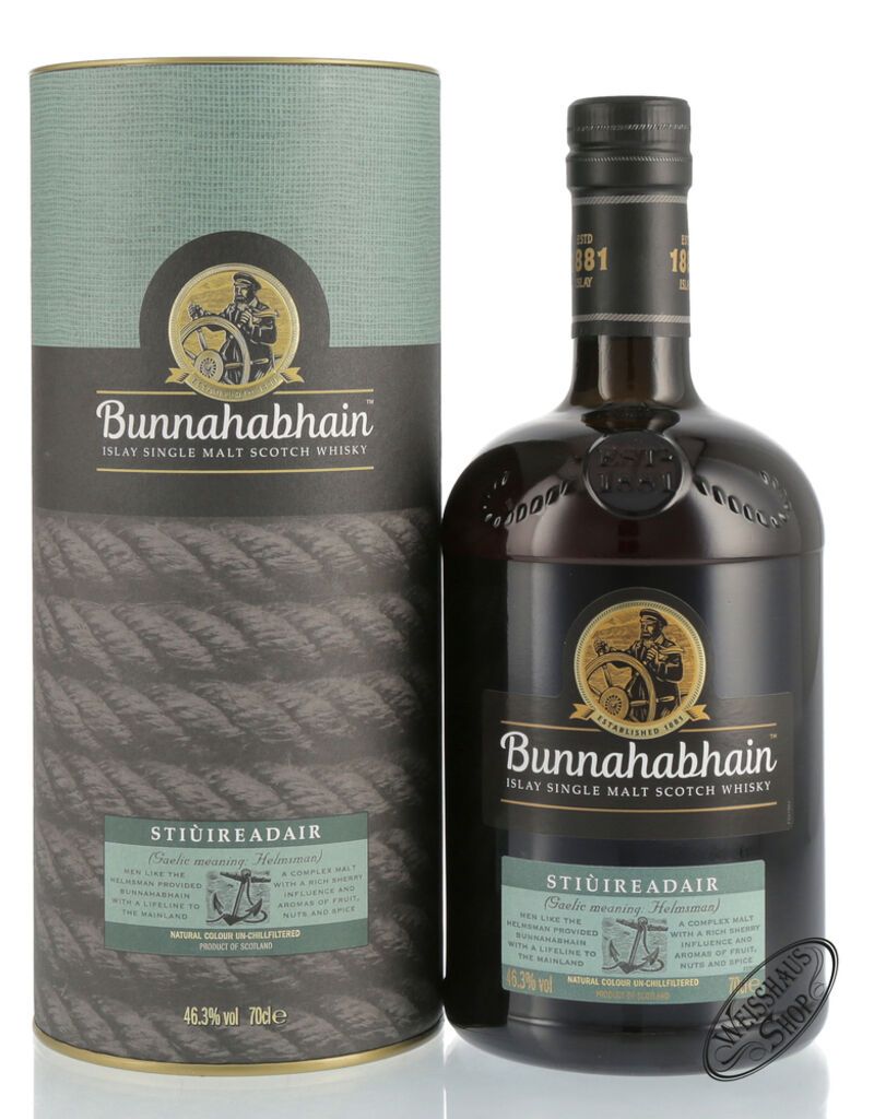 Bunnahabhain Stiuireadair Islay Single Malt Whisky 46,3% vol. 0,70l Bunnahabhain Stiuireadair Islay Single Malt Whisky 46,3% vol. 0,70l