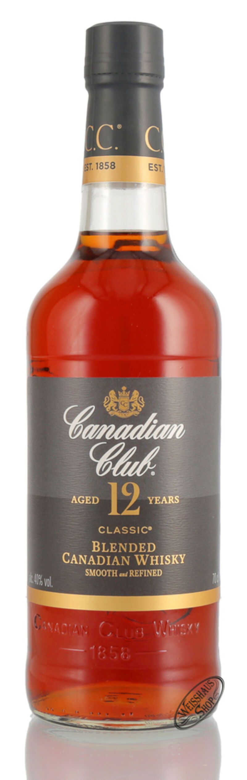 Canadian Club 12 YO Classic Whisky 40% vol. 0,70l