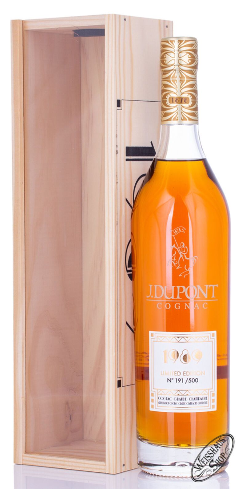 J. Dupont Cognac Millesime 1989 41,2% vol. 0,70l