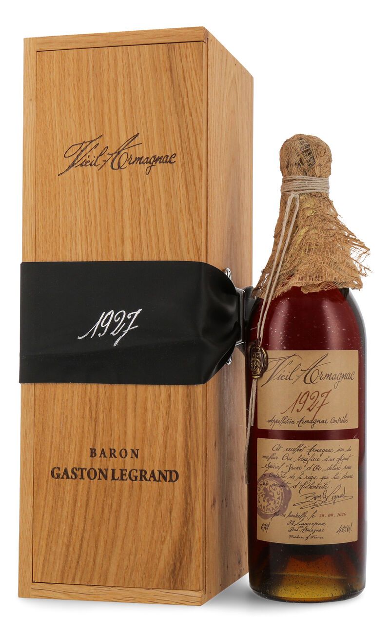 Lhéraud Baron Gaston Legrand 1927 Vieil Bas Armagnac 40% vol. 0,70l