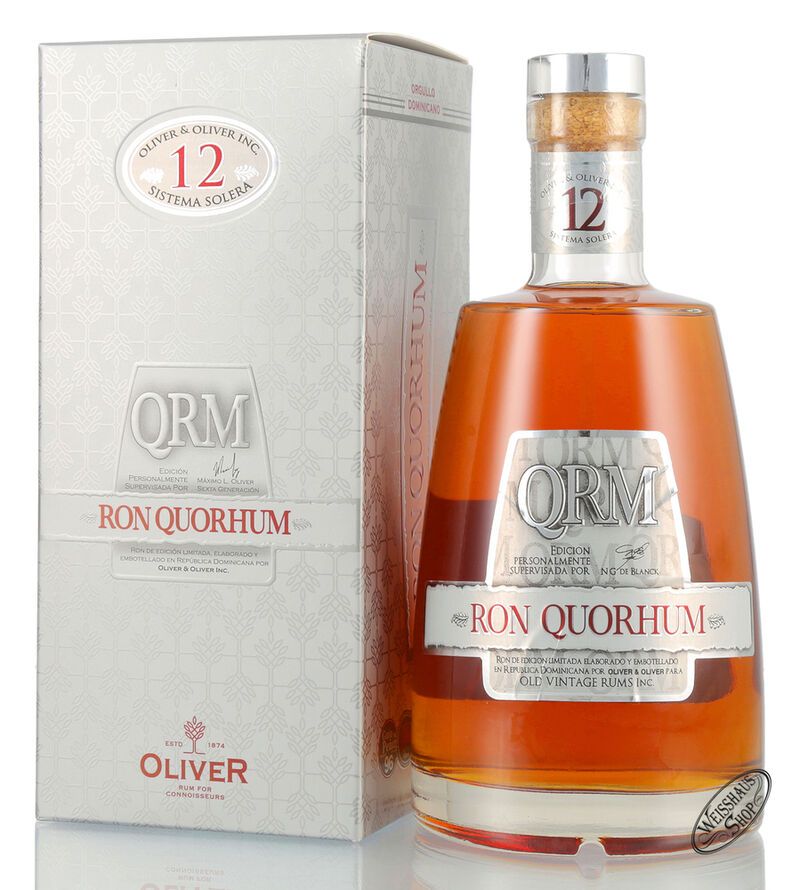 Quorhum QRM 12 Anos Solera Rum 40% vol. 0,70l