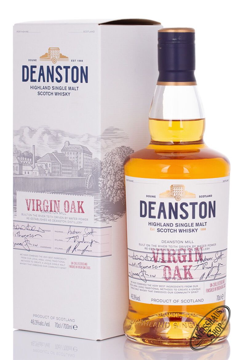 Deanston Virgin Oak Whisky 46,3% vol. 0,70l