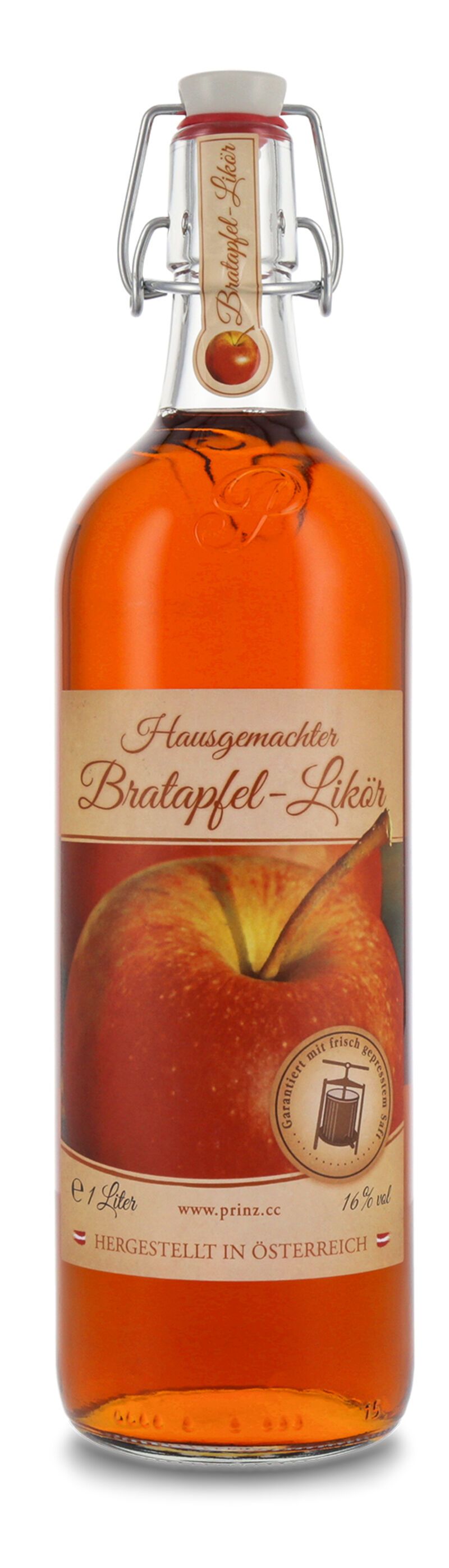 Prinz Bratapfel Likör 16% vol. 1,0l