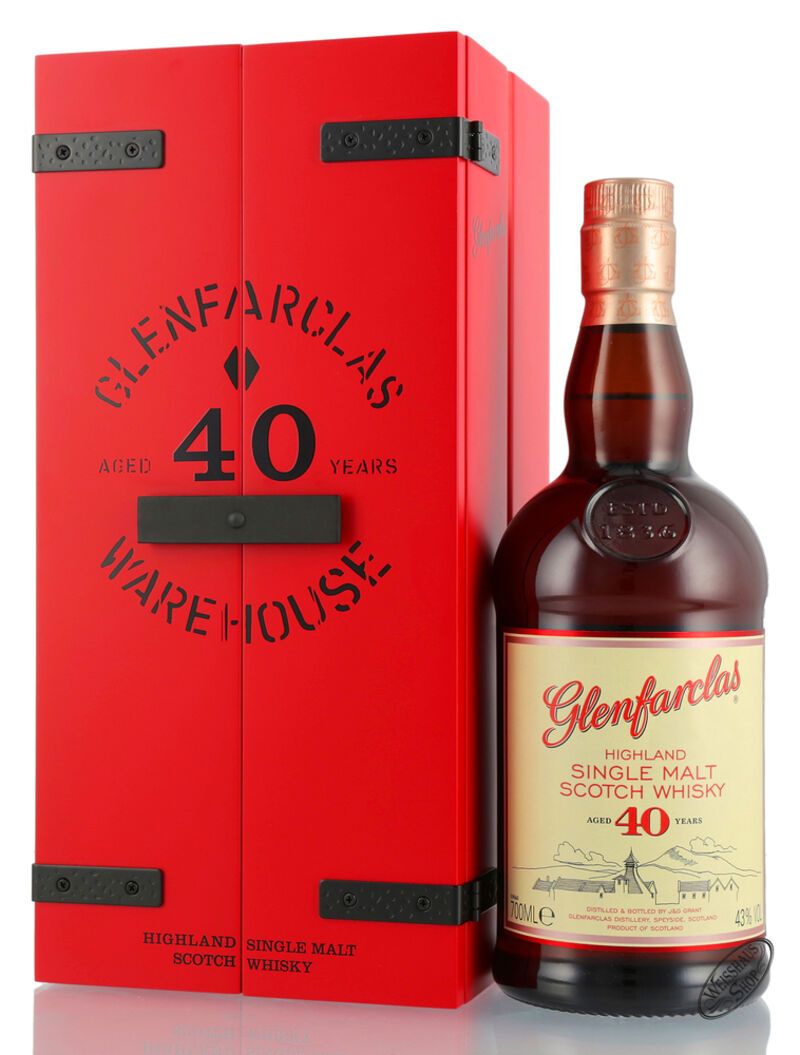 Glenfarclas 40 YO Single Malt Whisky 43% vol. 0,70l