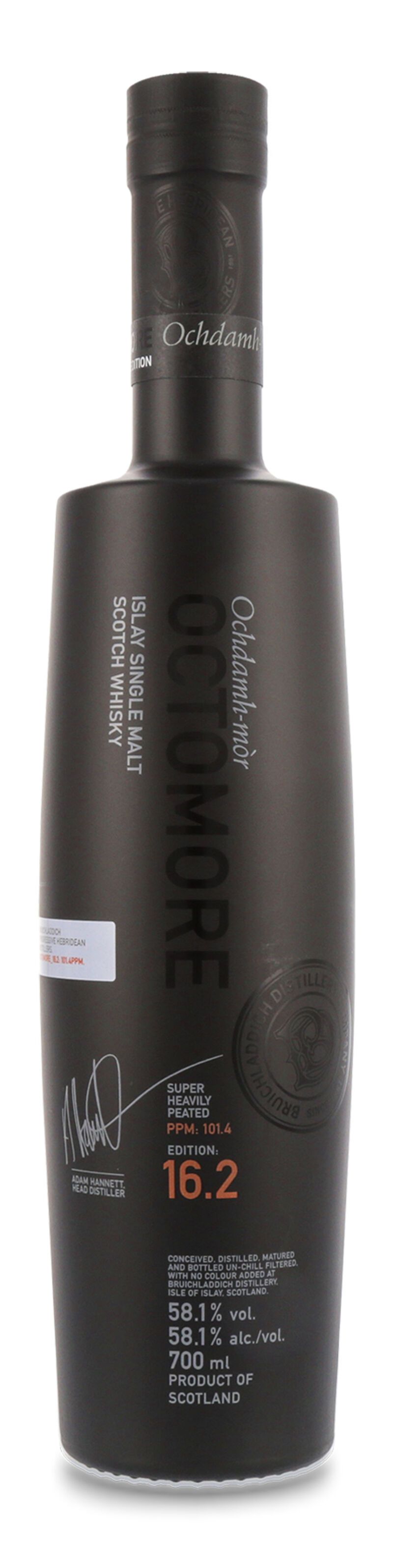 Bruichladdich Octomore 16.2 Islay Whisky 58,1% vol. 0,70l Bruichladdich Octomore 16.2 Islay Whisky 58,1% vol. 0,70l