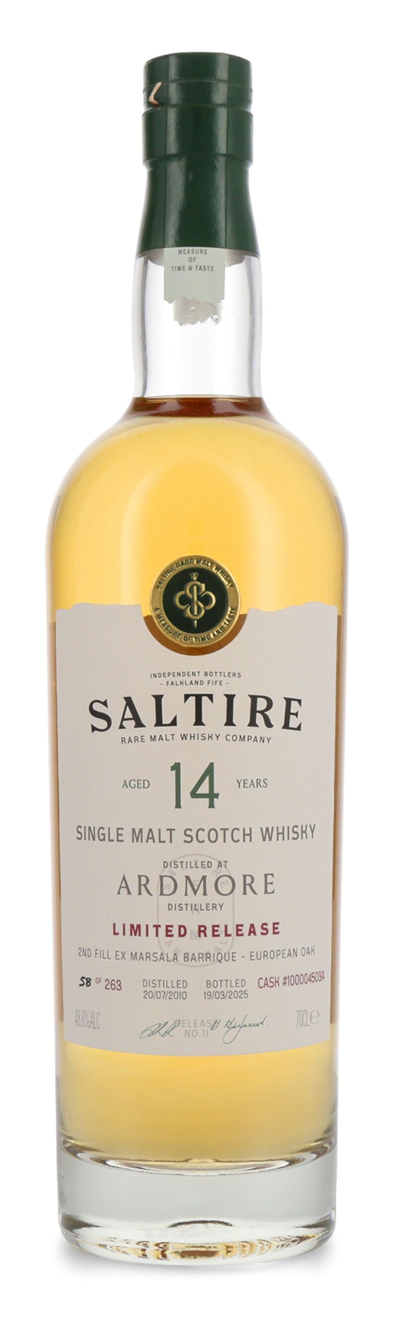 Ardmore 14 YO Whisky 48,8% vol. 0,70l