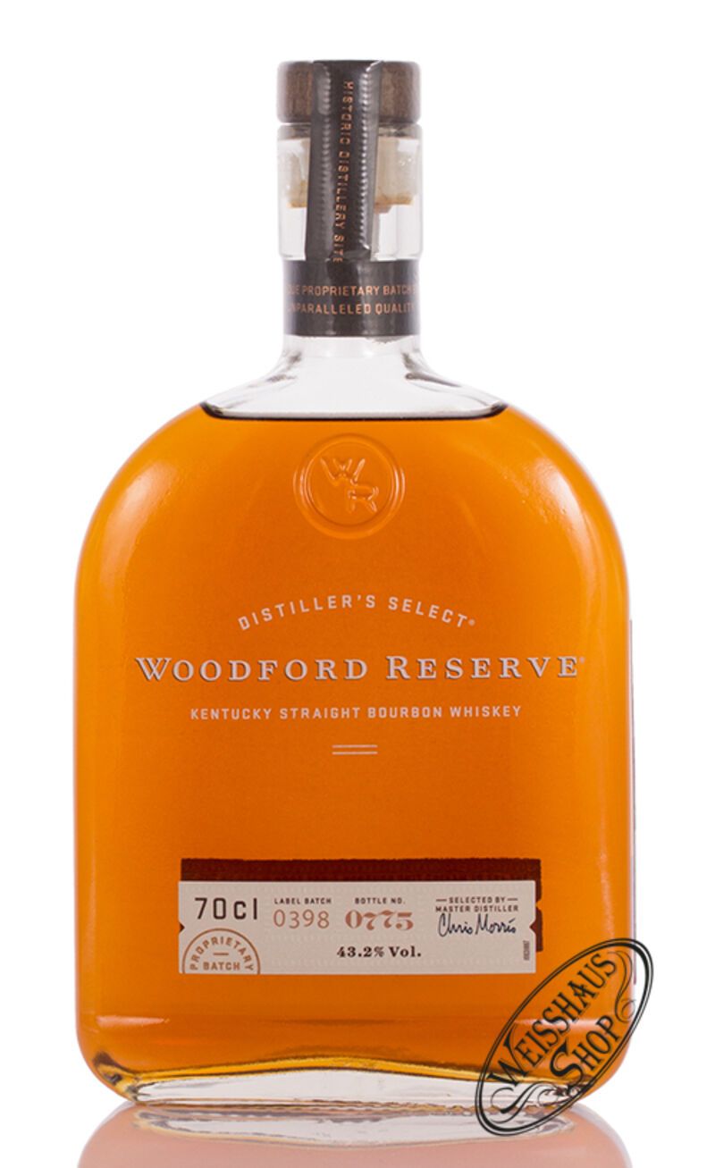 Woodford Reserve Distillers Select Bourbon Whiskey 43,2 vol. 0,70l Weisshaus Shop