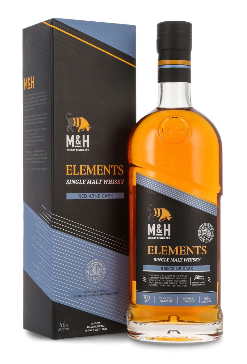 M&H Elements Red Wine Cask Whisky 46% vol. 0,70l