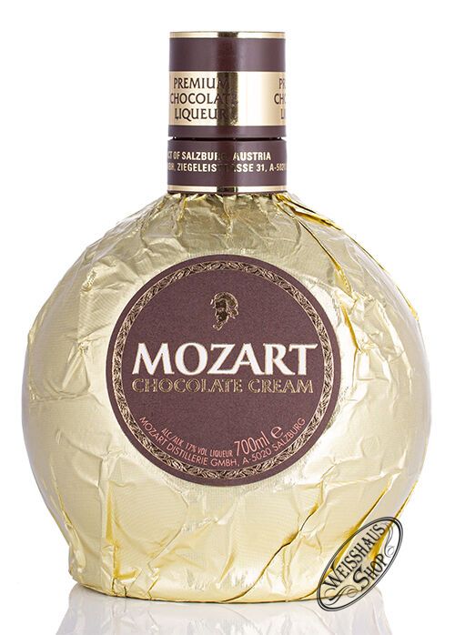Mozart Chocolate Cream Gold Likör 17% vol. 0,70l