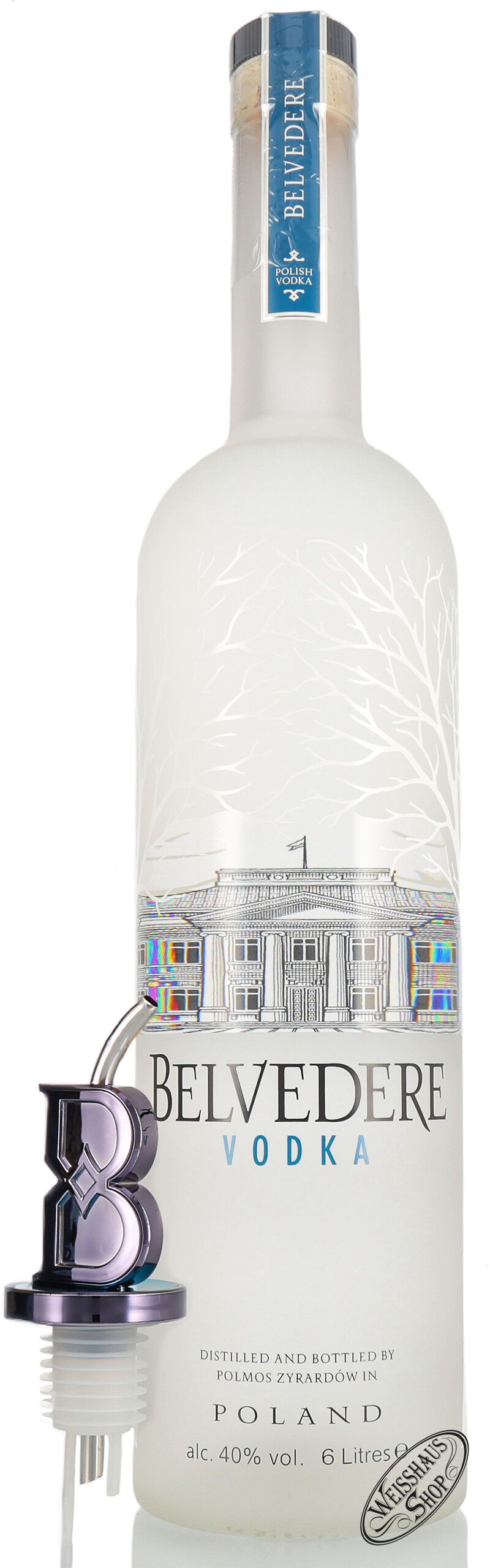 Belvedere Vodka Illuminator 40% vol. 6,0l Methusalem