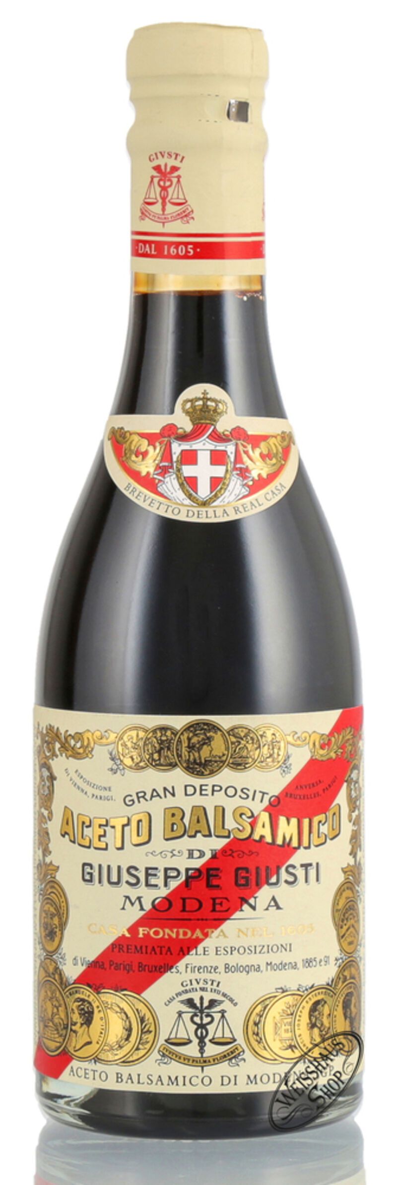 Giuseppe Giusti Aceto Balsamico 5 Gold Medaillen 0,25l Giuseppe Giusti Aceto Balsamico 5 Gold Medaillen 0,25l