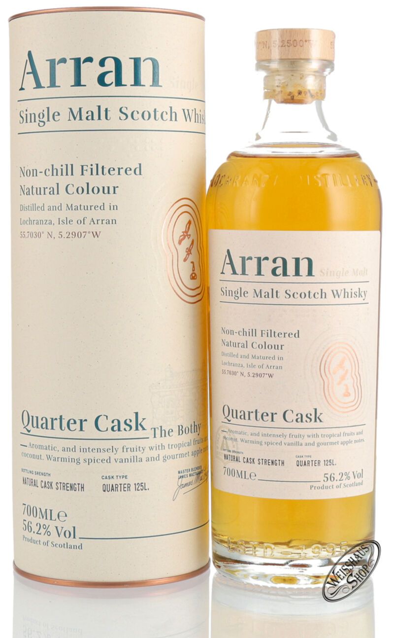The Arran Quarter Cask The Bothy Whisky 56,2% vol. 0,70l
