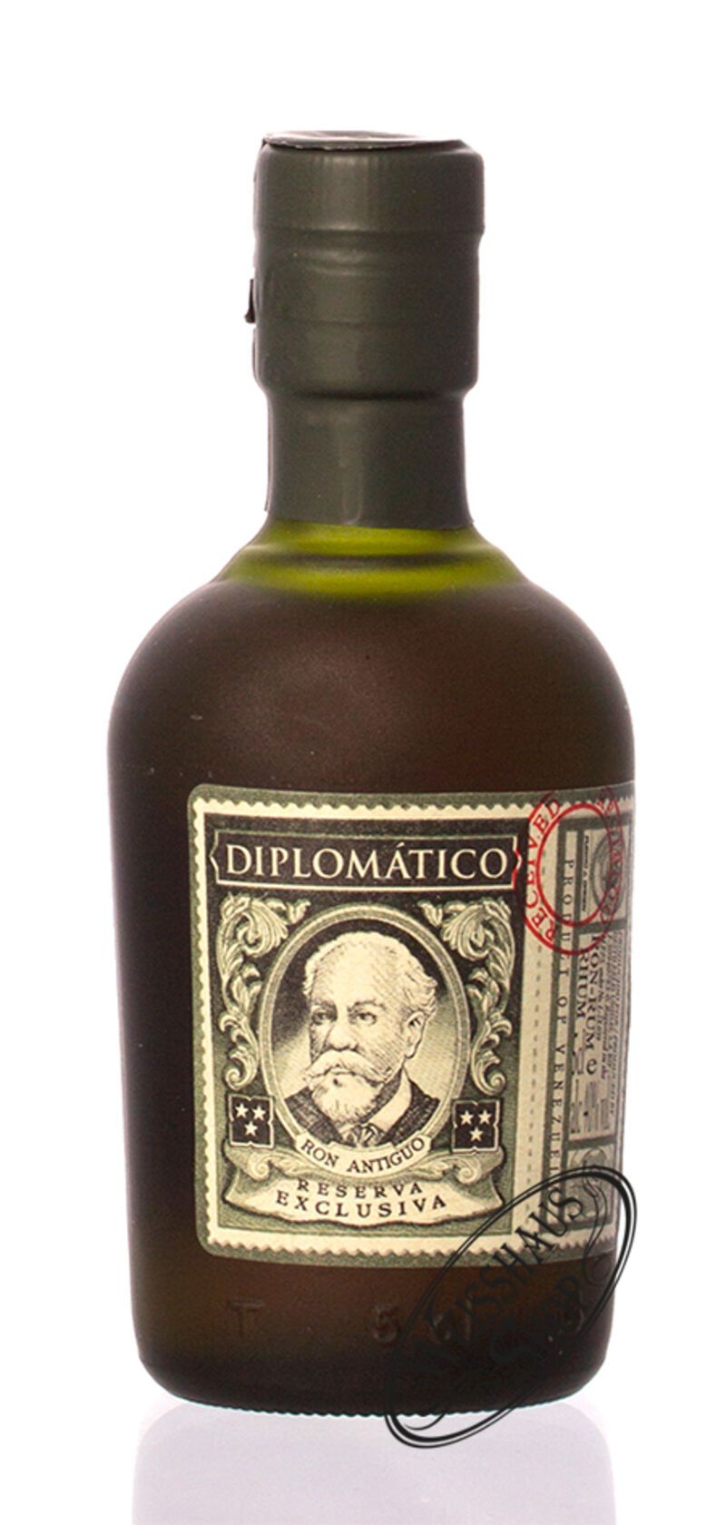 Diplomatico Reserva Exclusiva 12 YO Rum 40% vol. 0,05l Miniatur