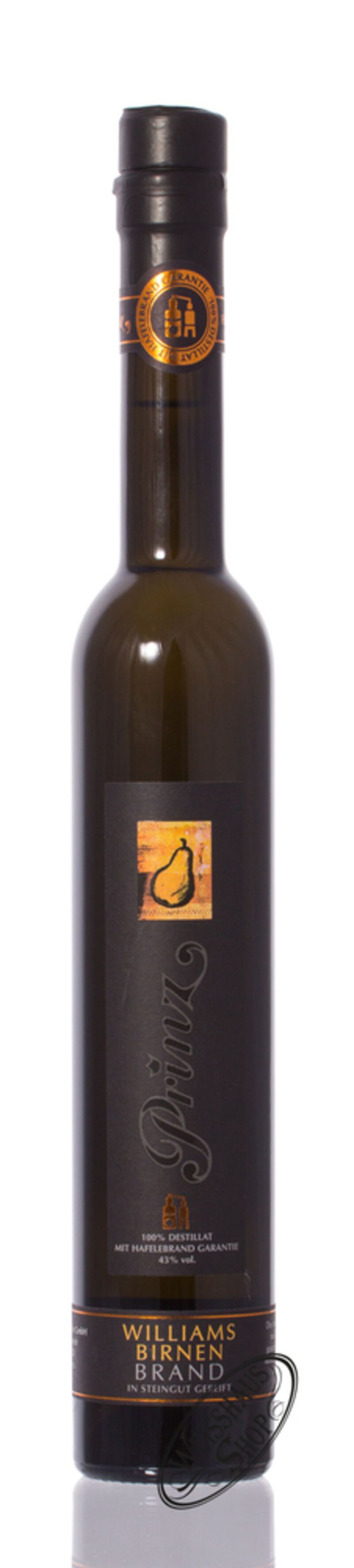 Prinz Hafele Williams Birnenbrand 43% vol. 0,35l