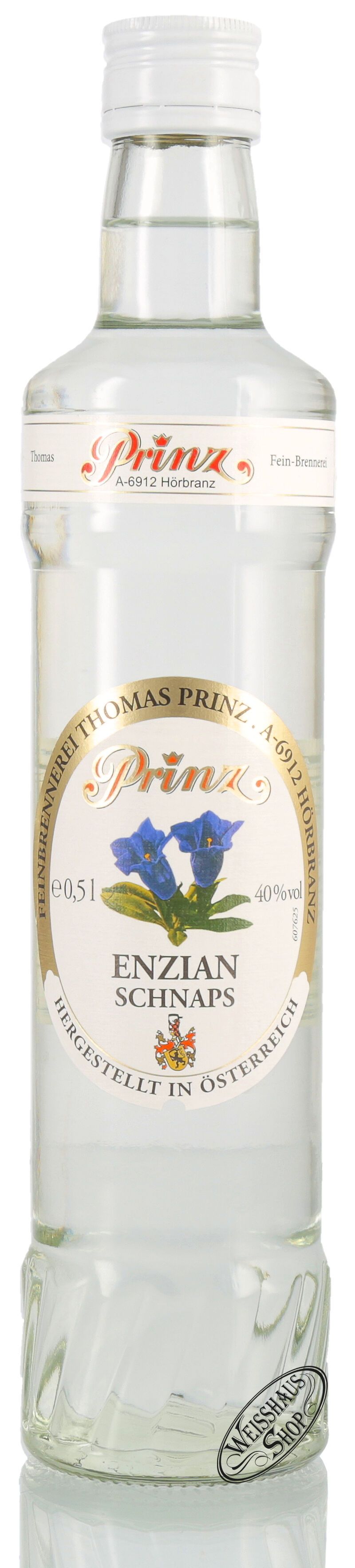 Prinz Enzian Schnaps 40% vol. 0,50l