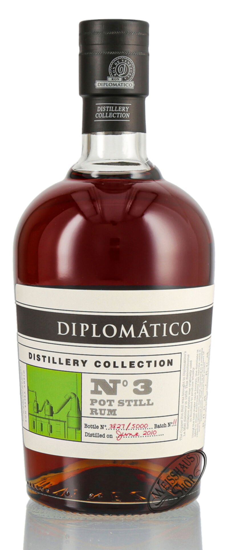 Diplomatico TDC Batch No.3 Pot Still Rum 47% vol. 0,70l