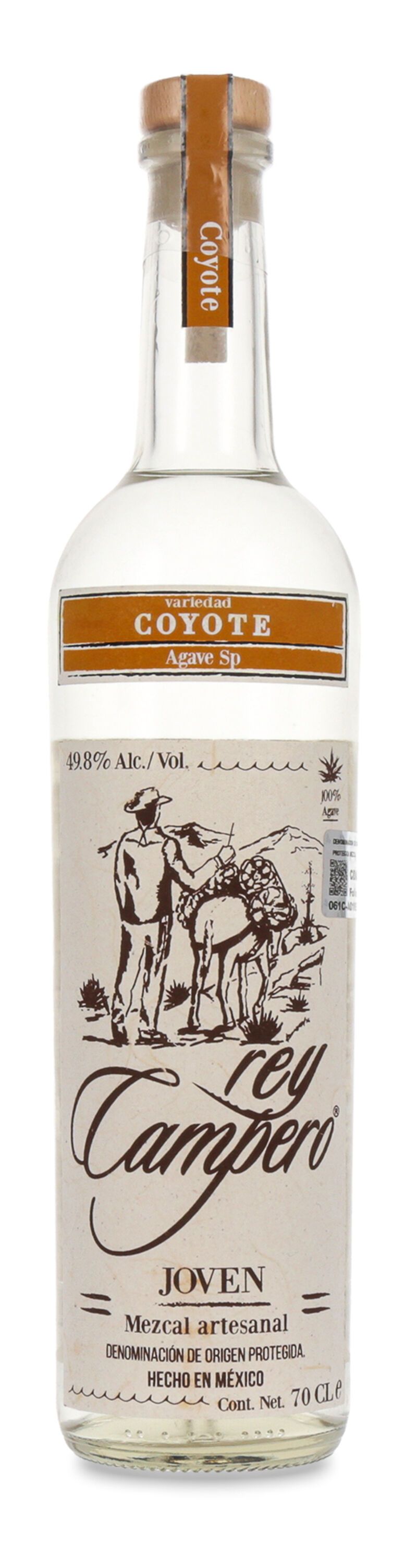 Rey Campero Mezcal Coyote 49,8% vol. 0,70l