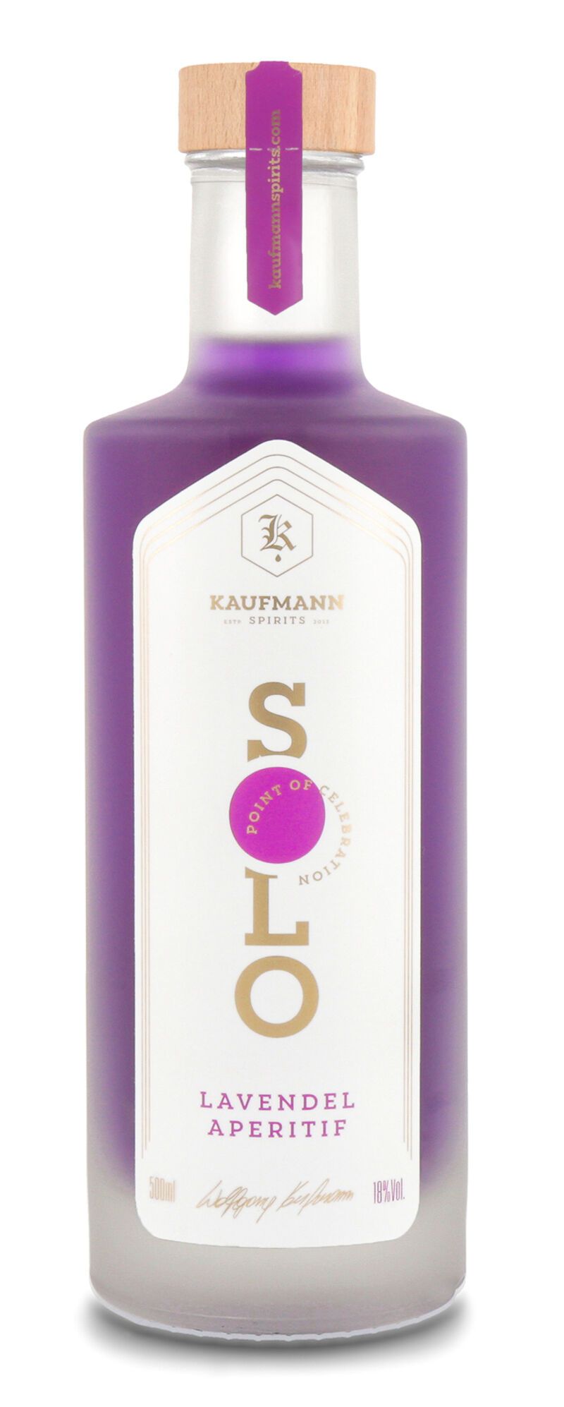 SOLO Aperitif Lavendel 18% vol. 0,50l SOLO Aperitif Lavendel 18% vol. 0,50l