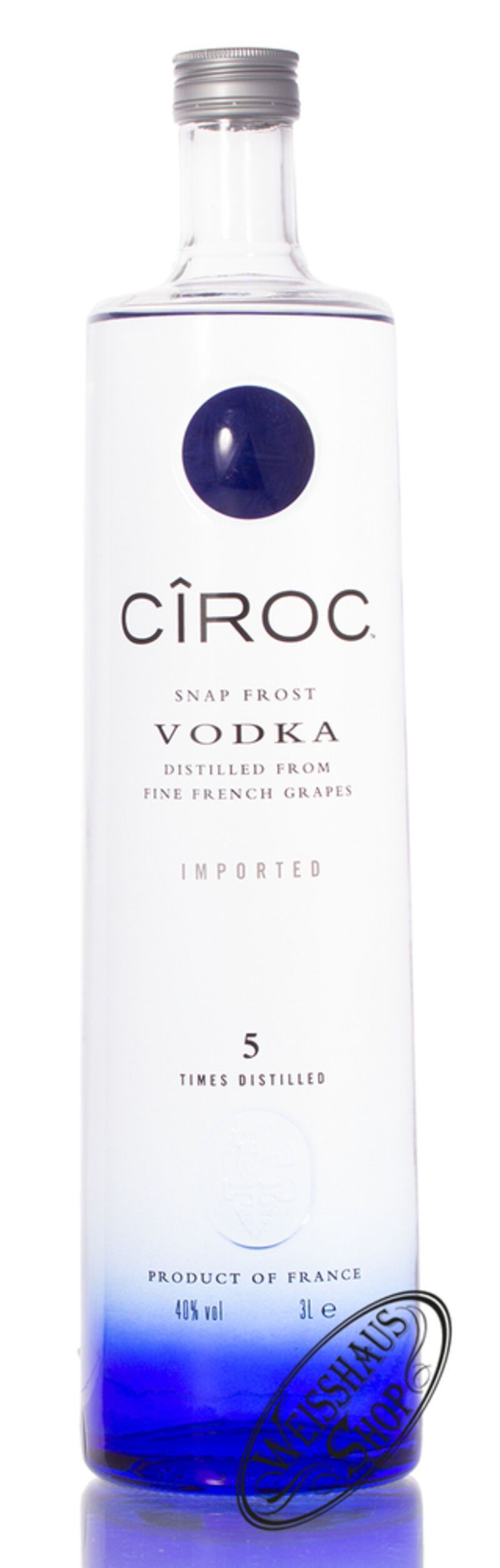 Ciroc Ultra Premium Vodka 40% vol. 3,0l Doppelmagnum