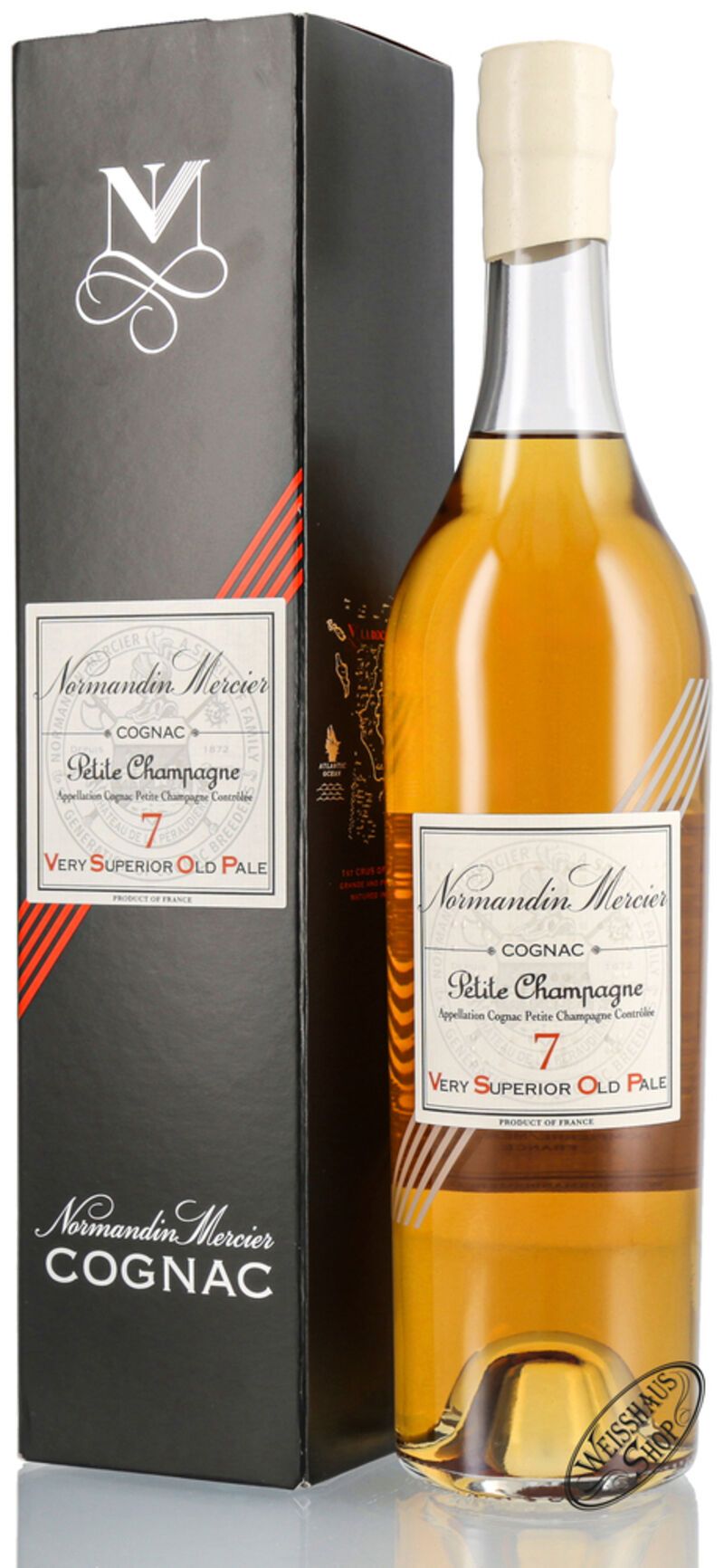 Normandin Mercier Petite Champagne 7 VSOP Cognac 41,5% vol. 0,70l